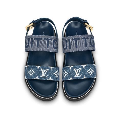 louis vuitton flat sandals.